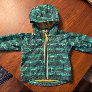 L.L. Bean Kids' Alligator Print Raincoat
